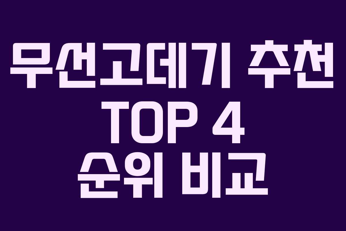 무선고데기 추천 TOP 4 순위 비교 무선고데기 추천 TOP 4 순위 비교