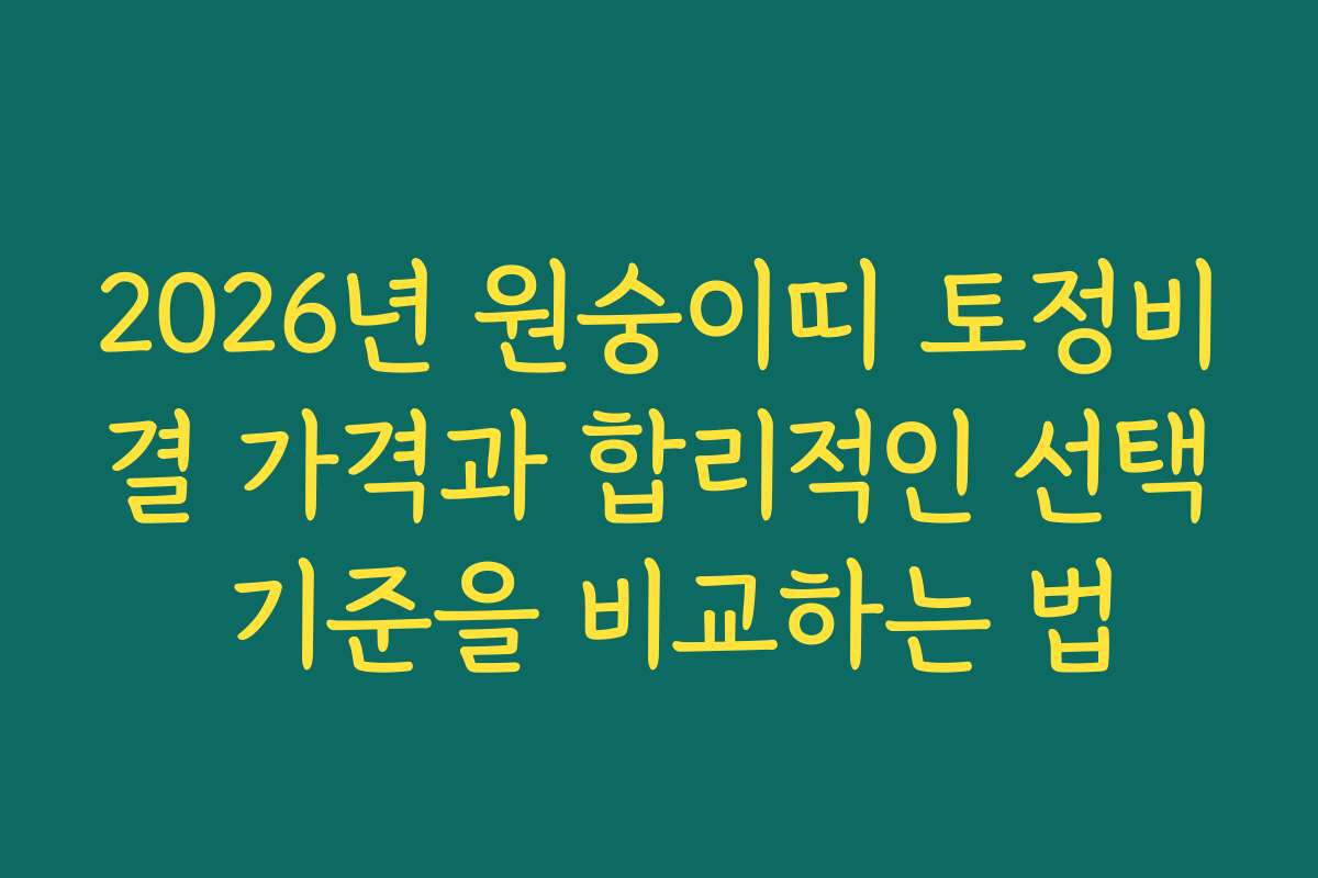2026년 원숭이띠 토정비결 가격과 합리적인 선택 기준을 비교하는 법