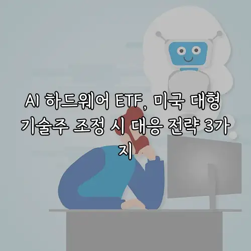 AI 하드웨어 ETF, 미국 대형 기술주 조정 시 대응 전략 3가지