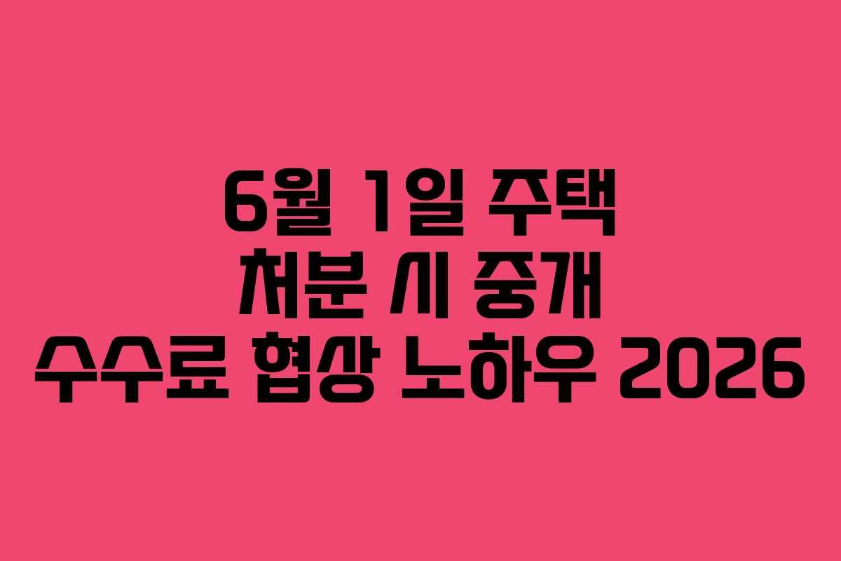 6월-1일-주택-처분-시-중개-수수료-협상-노하우-2026